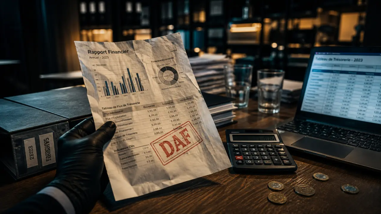 DAF finance au bureau : trésorerie et documents financiers