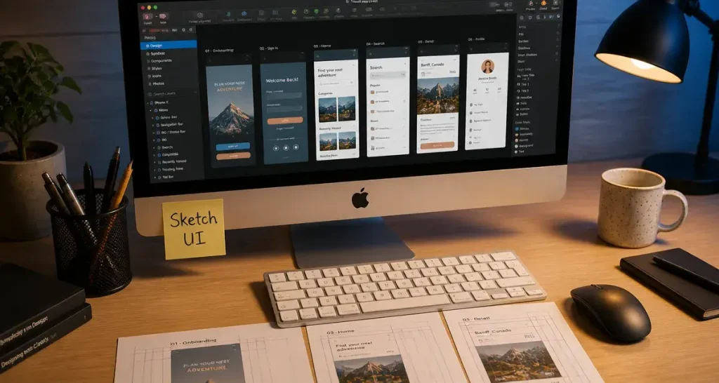 Logiciel Sketch : pourquoi reste-t-il la référence du design UI/UX sur macOS ?