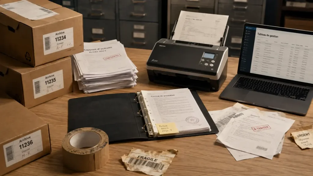 Archivage des documents d’entreprise à Lyon : gagner de la place et garder la preuve