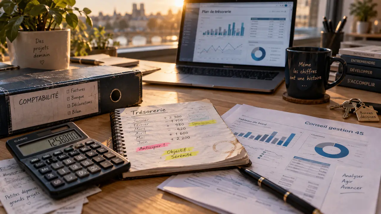 conseil gestion entreprise 45 fr : pilotage trésorerie et tableau de bord