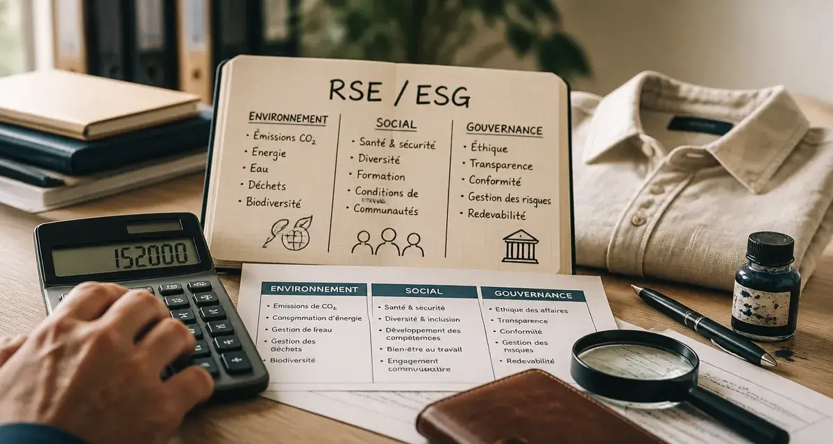 CSR RSE ESG : Environnement Social Gouvernance