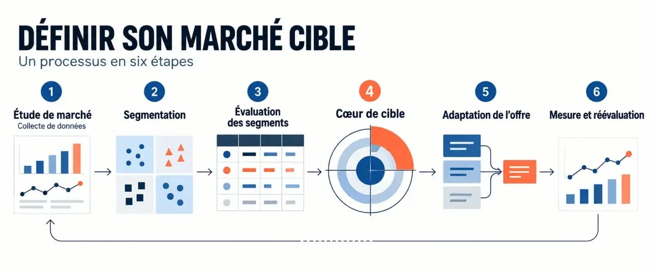 Processus de définition d’un marché cible, de la segmentation à la mesure des résultats