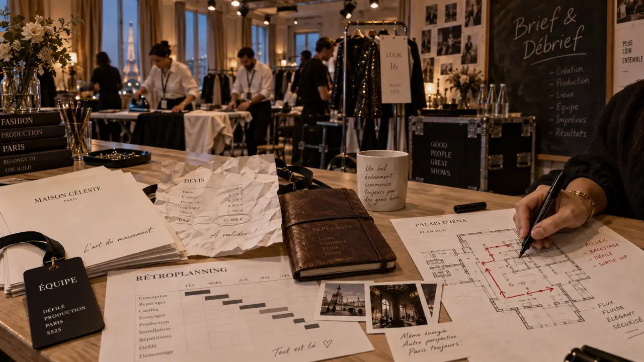 Agence communication evenementielle paris : brief, repérage et plan de salle à Paris