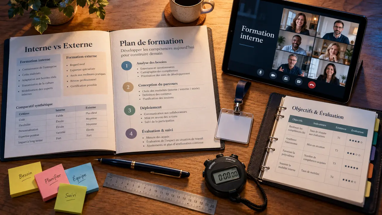 Formation en interne : transmettre les savoir-faire sans improviser la pédagogie